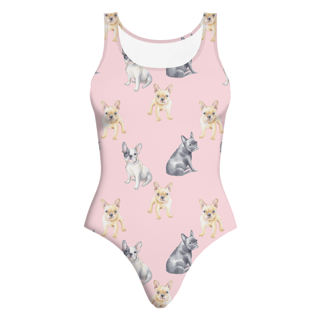 Pinky Pink Frencheez One Piece Swimsuit – Frenchie World Shop