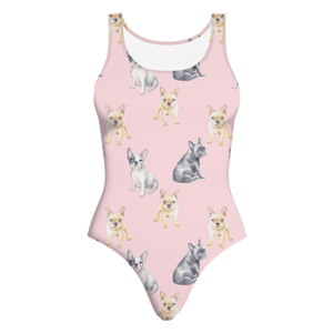 Pinky Pink Frencheez One Piece Swimsuit – Frenchie World Shop