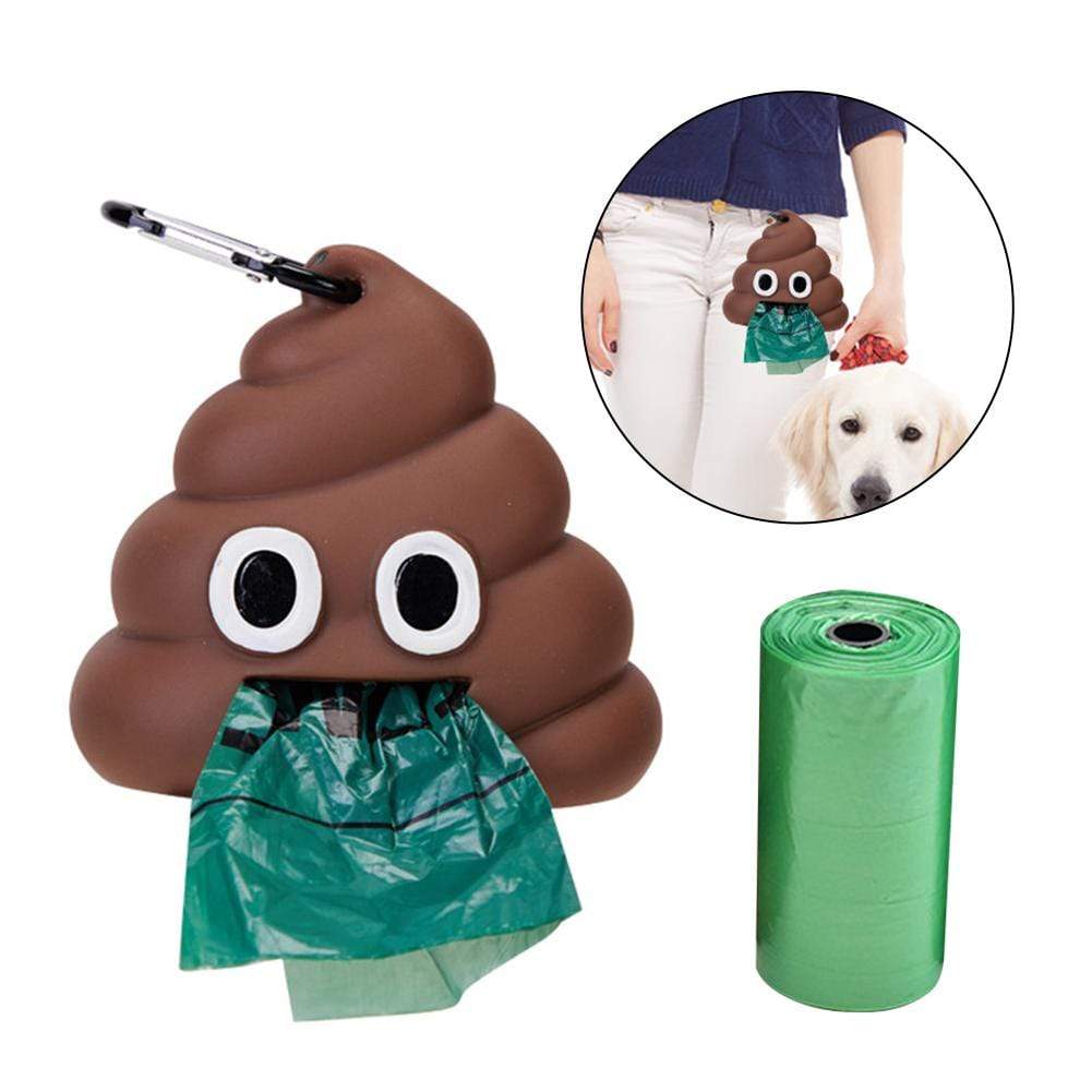 dog poop bags and dispenser