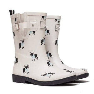 womens white rain boots