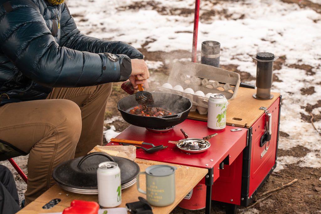 Cooking on the iKamper AIOKS