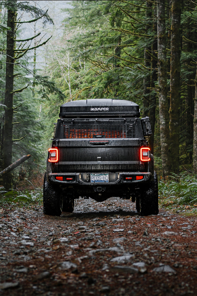 iKamper Skycamp 3.0 on a dirt road