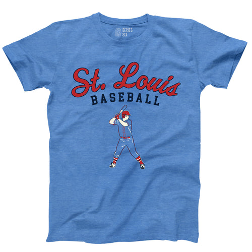 Vintage St. Louis Baseball Player Short Sleeve Unisex T-Shirt - Ivory