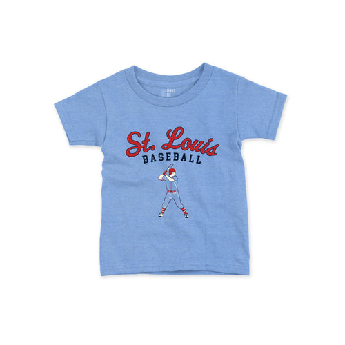 Vintage St. Louis Hockey Player Toddler T-Shirt