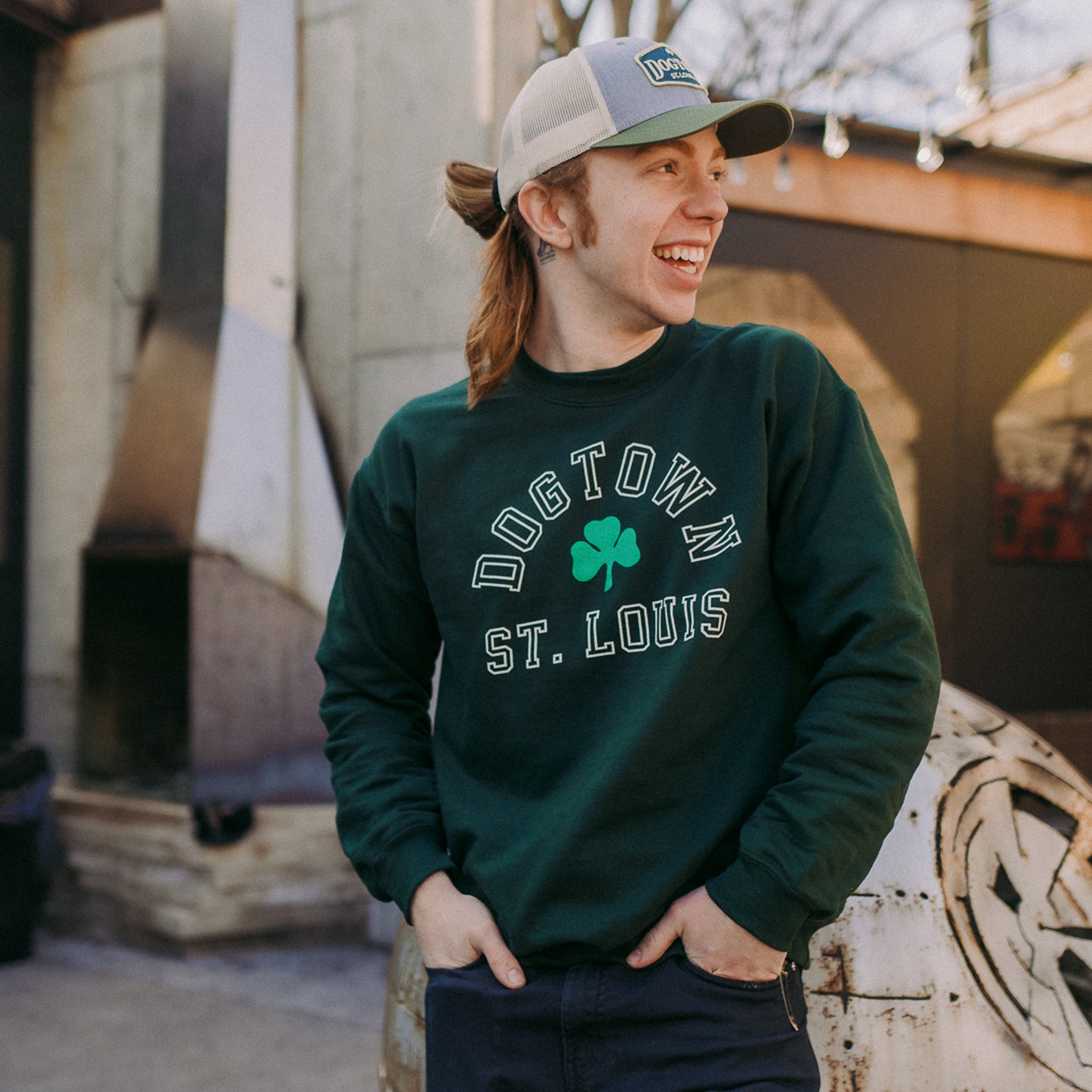 Dogtown St Louis St Patrick S Day Crewneck Unisex Sweatshirt Fores Series Six