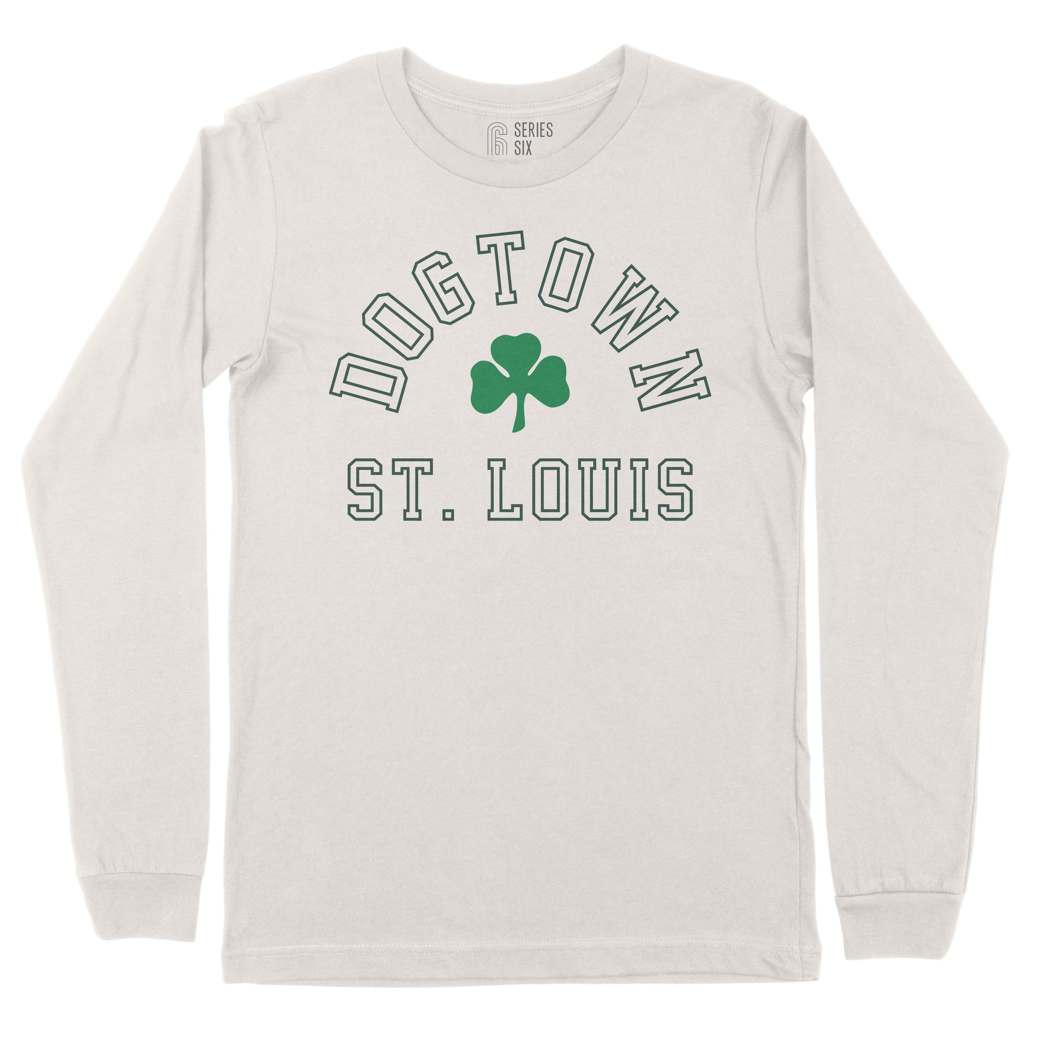 Dogtown St Louis St Patrick S Day Long Sleeve Unisex T Shirt Ivory Series Six