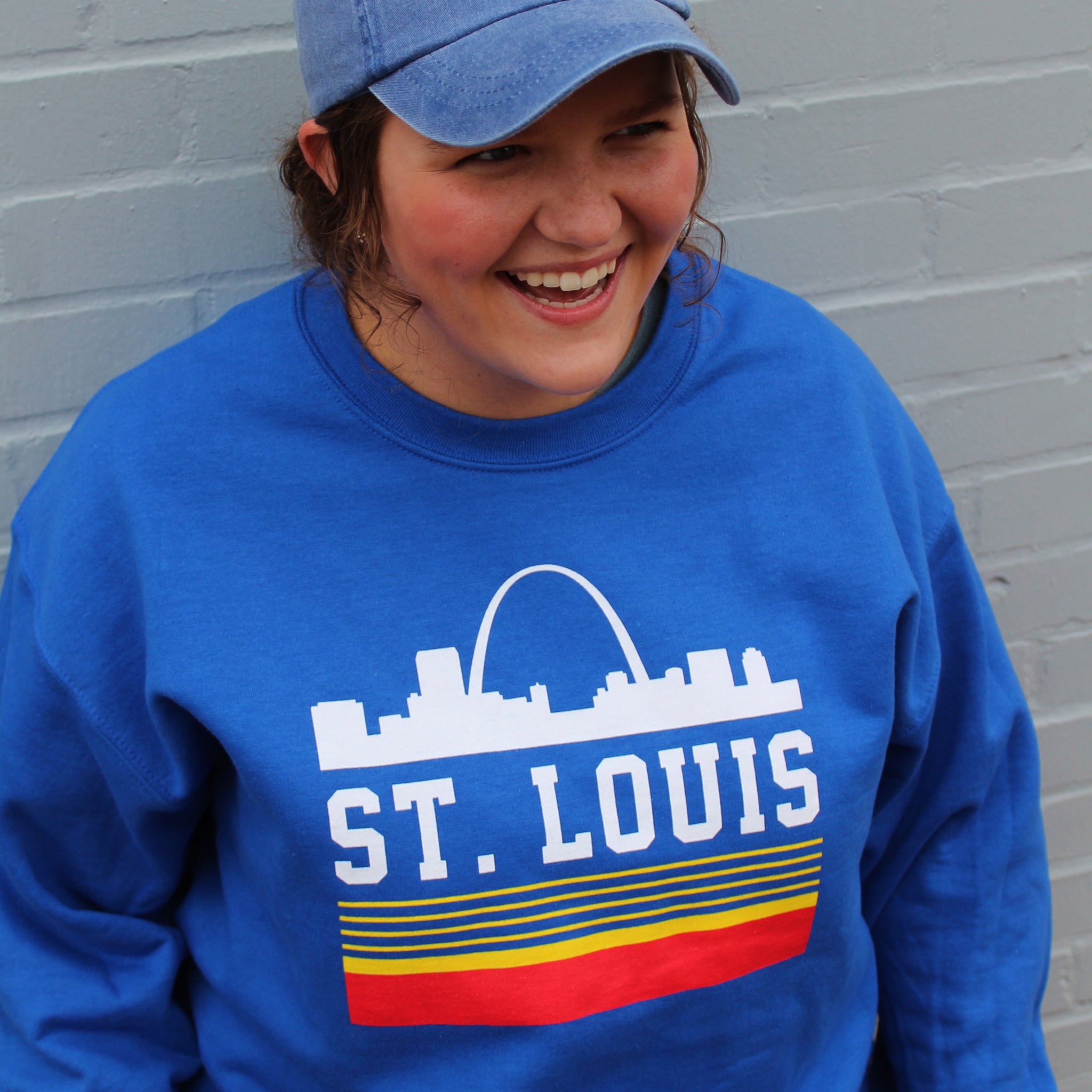 St. Louis Script Hooded Cropped Sweatshirt – Series Six