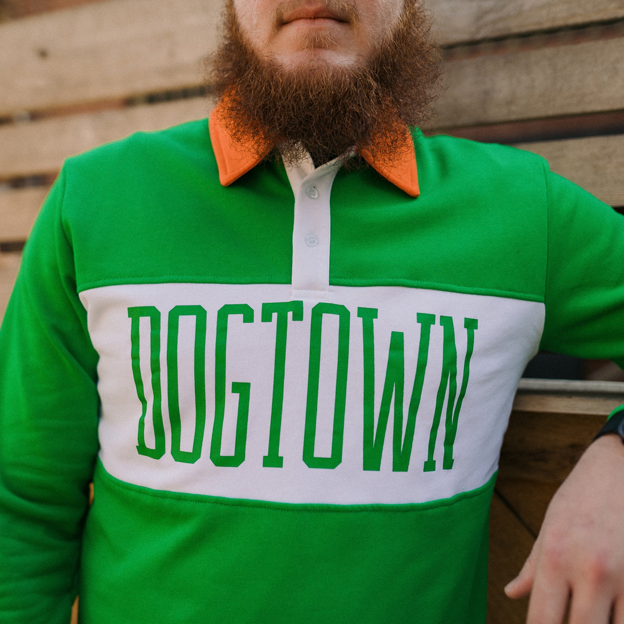 Dogtown Unisex Color Block Rugby Shirt Series Six