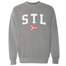 Load image into Gallery viewer, STL Flag Unisex Crewneck Sweatshirt - Grey
