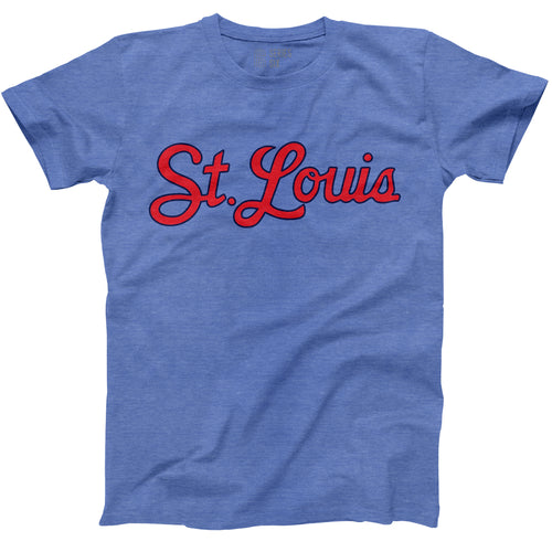 St. Louis Script Unisex Short Sleeve T-Shirt - Tan