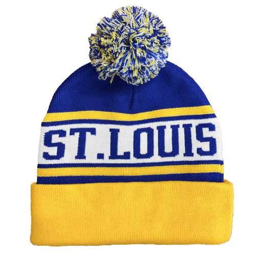 St Louis Blues NHL Adidas Beanie Knit Hat Stocking Cap Winter Hockey