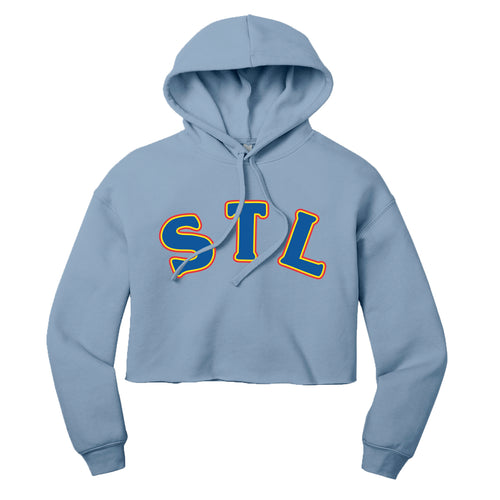 St. Louis Sequin Cropped Hoodie