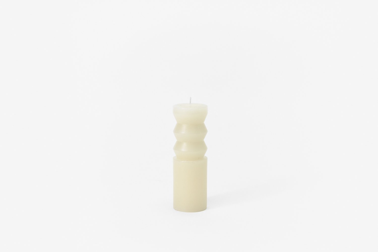 Totem Candle White Medium