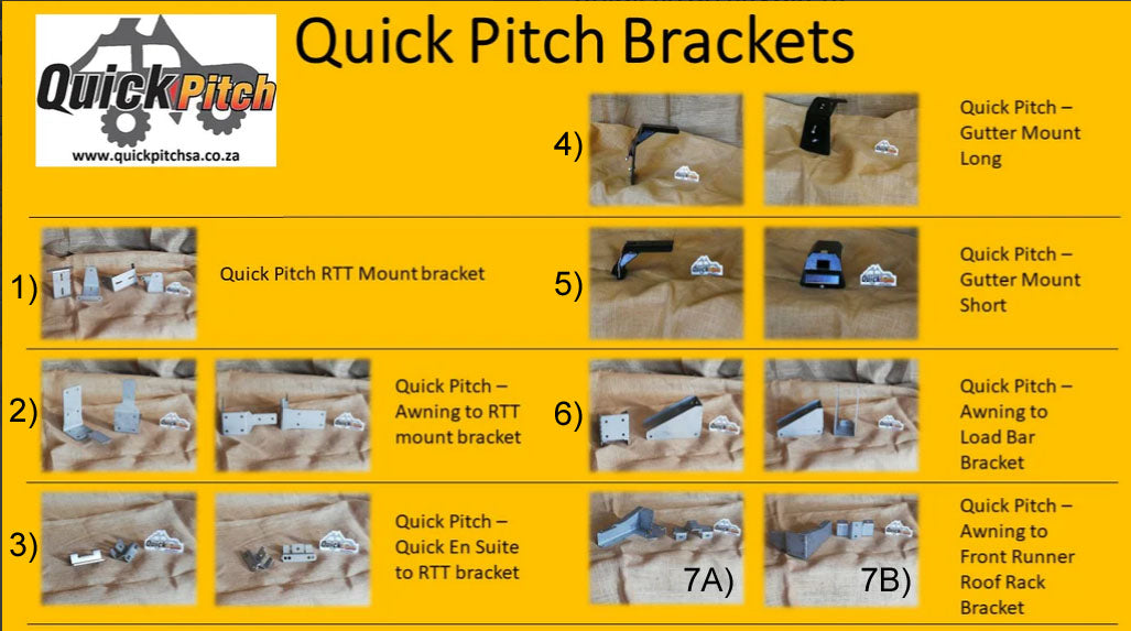 Quick Pitch Brackets