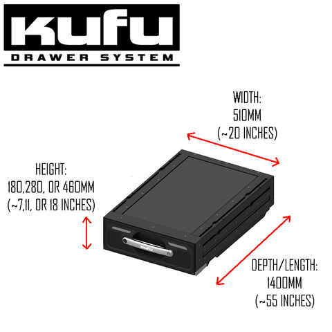 Kufu Drawer Available Sizes