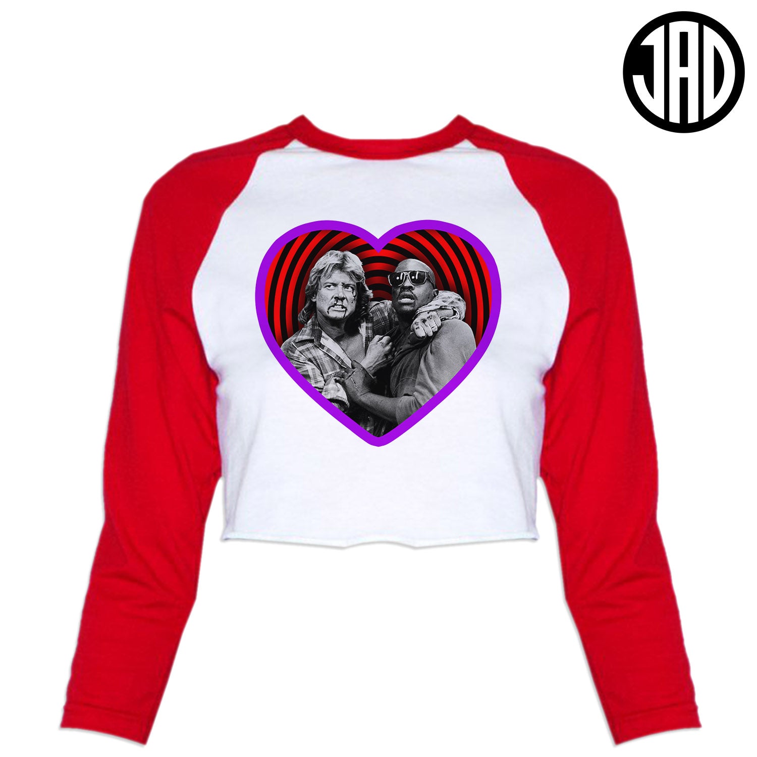 red baseball tee womens