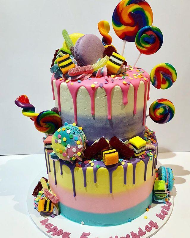 2-Tier Candy Wonderland Speciality Cake – Cake Creations by Kate™