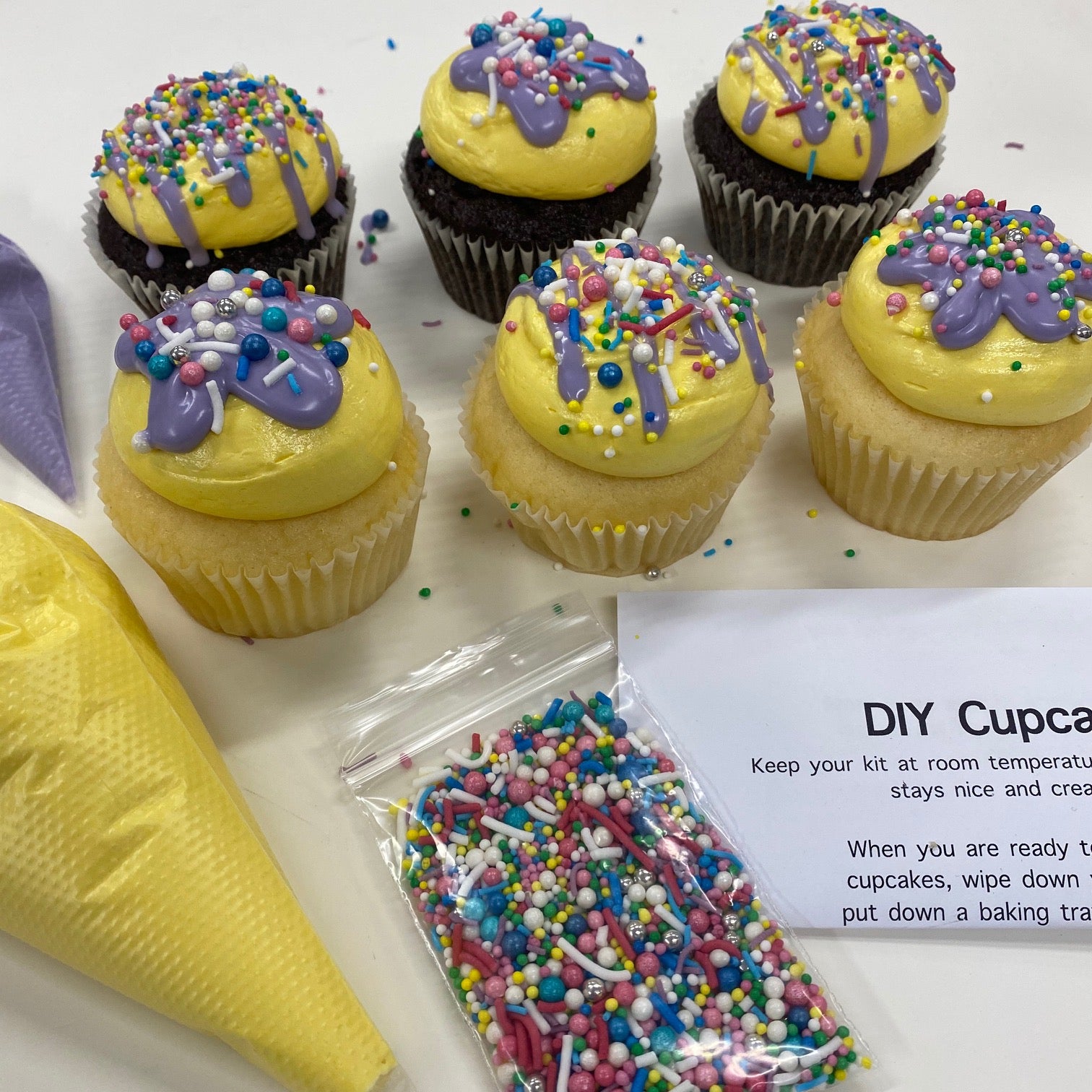 Diy Cupcake Decorating Kit 6 Pack Cake Creations By Kate