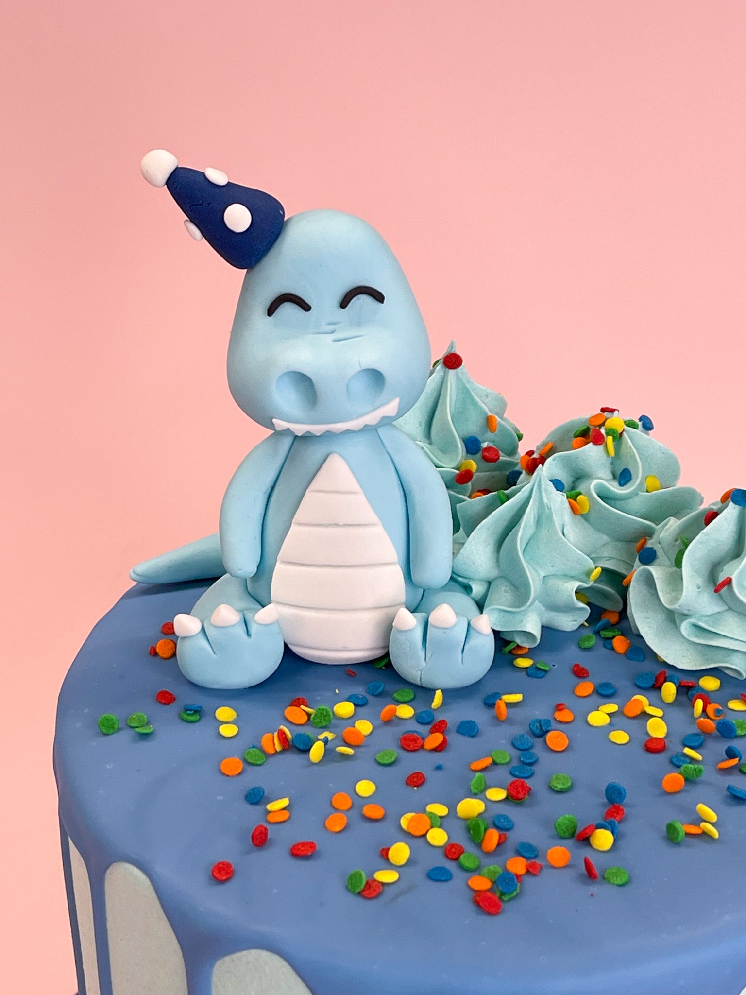 3D Fondant Dino Buttercream Speciality Cake – Cake Creations by Kate™