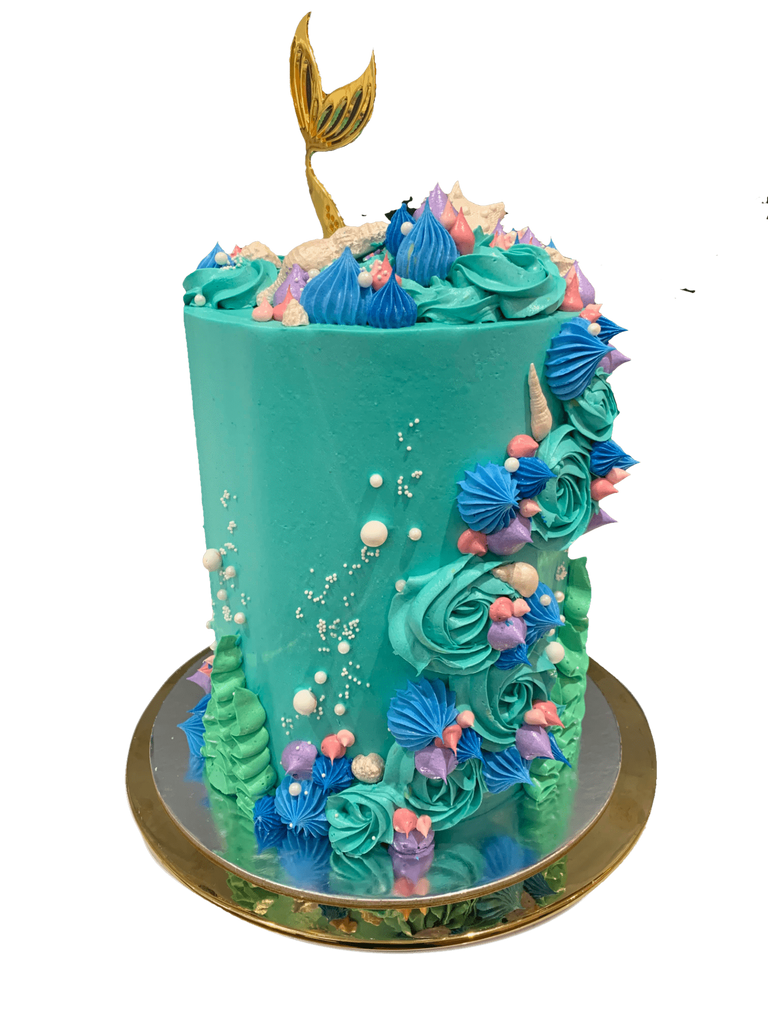 Under The Sea Mermaid Fantasy Buttercream Double Height Speciality Cak Cake Creations By Kate™ 8868