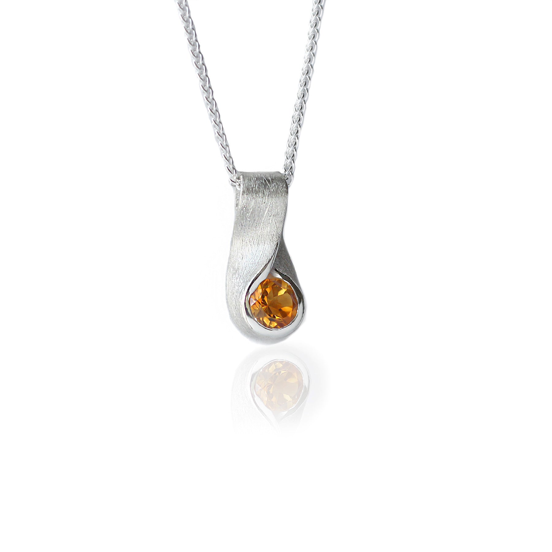 Single Gemstone Chain with Citrine