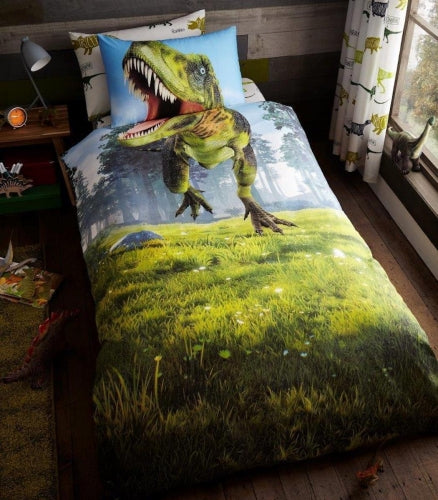 Dinosauer T-Rex senior sengesæt 135x200 cm sengetøj