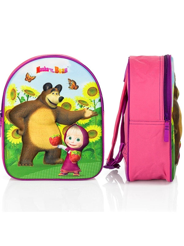 Masha og Bjørnen 3D børnehave rygsæk/taske cm