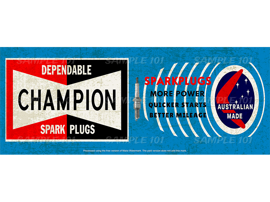 CHAMPION SPARKPLUGS POWER