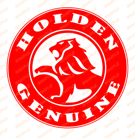 HOLDEN GENUINE 2 Retro/ Vintage Round Metal Sign Man Cave, Wall Home Décor, Shed-Garage, and Bar
