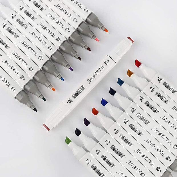 OHUHU SKIN TONE Markers 36-colors: Dual Tip Brush and Fineliner Markers .  Au $40.95 - PicClick AU