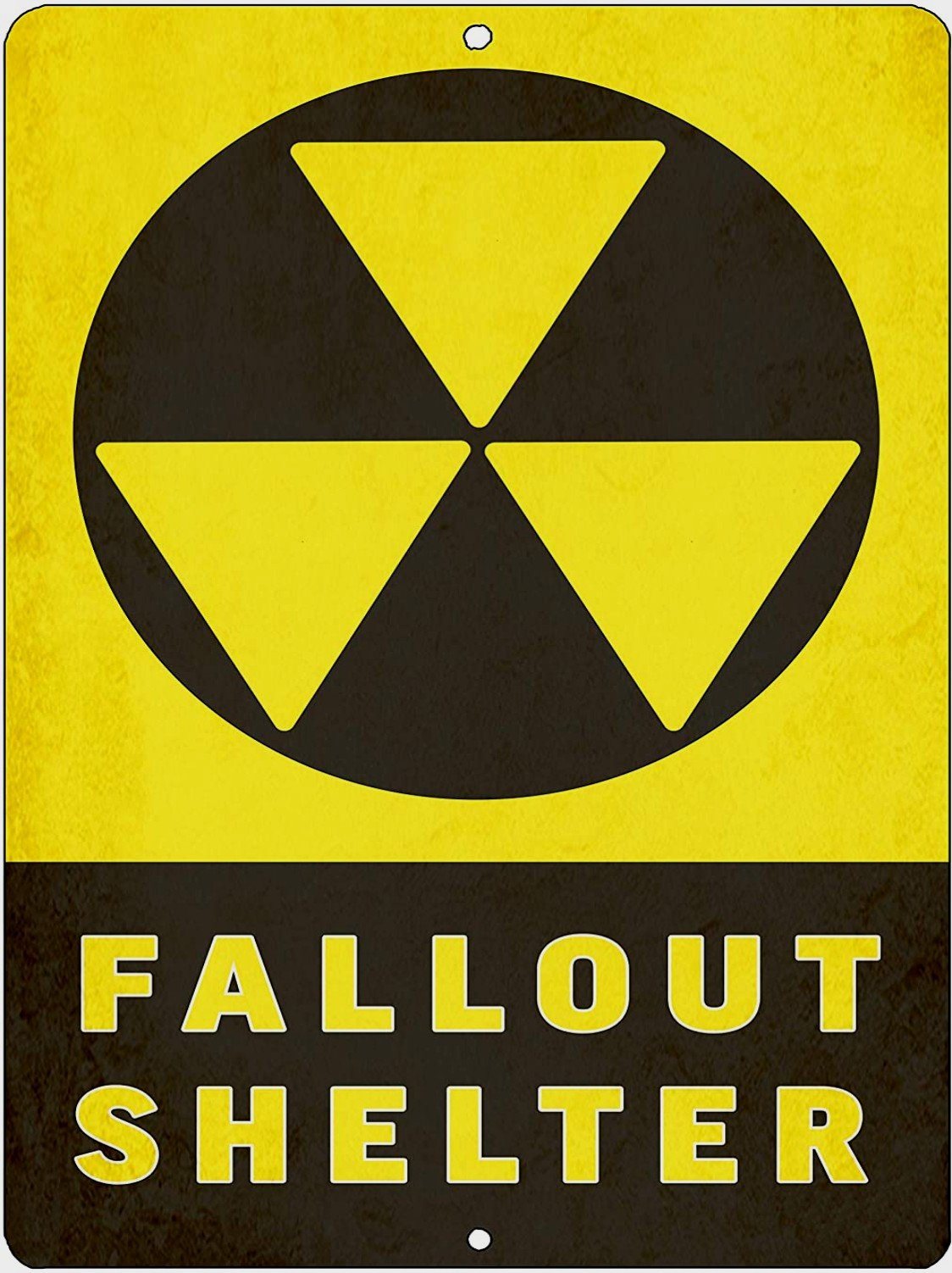 fallout shelter symbol on person