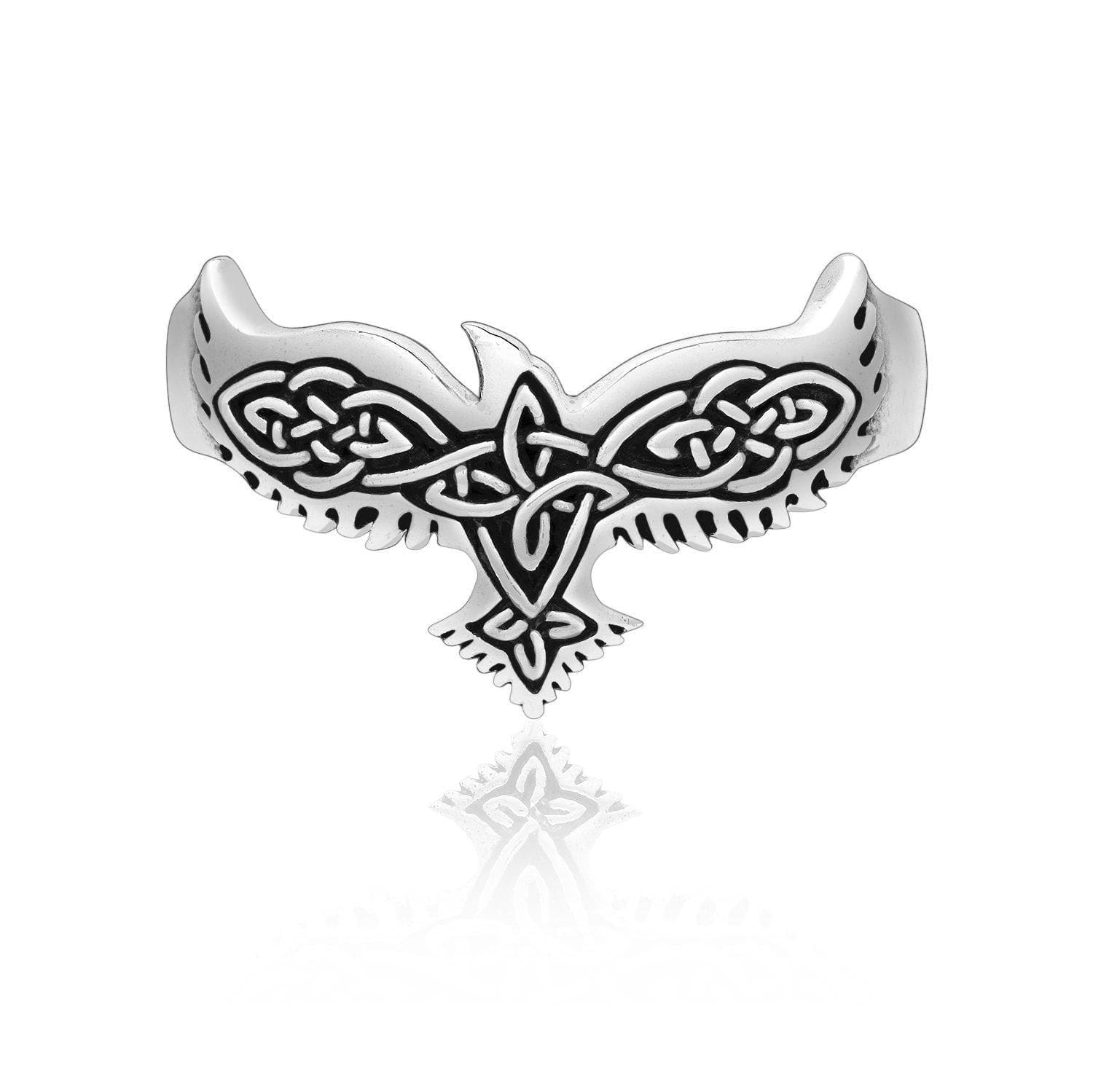 viking knotwork raven