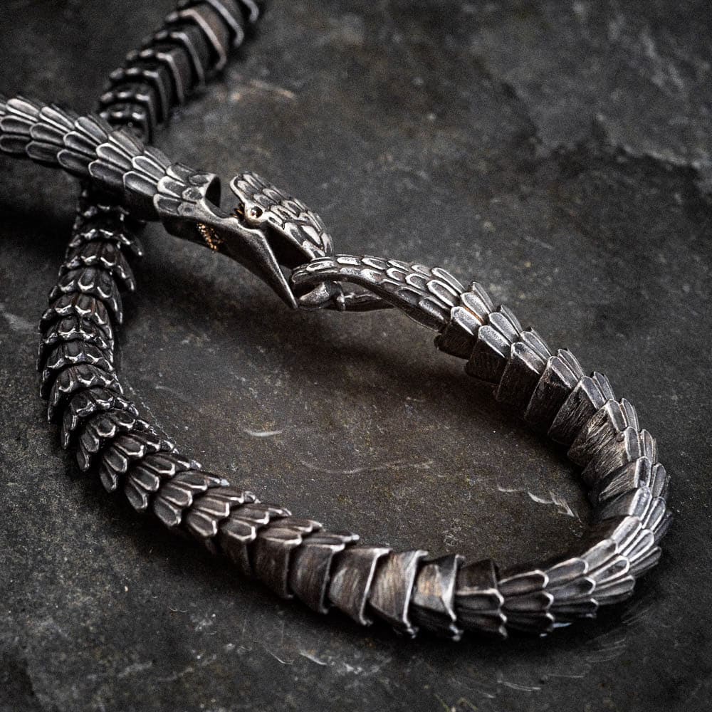 Black Stainless Steel Chain Necklace