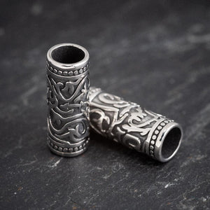 Bronze Viking Beard Bead Dreadlocks with Yggdrasil