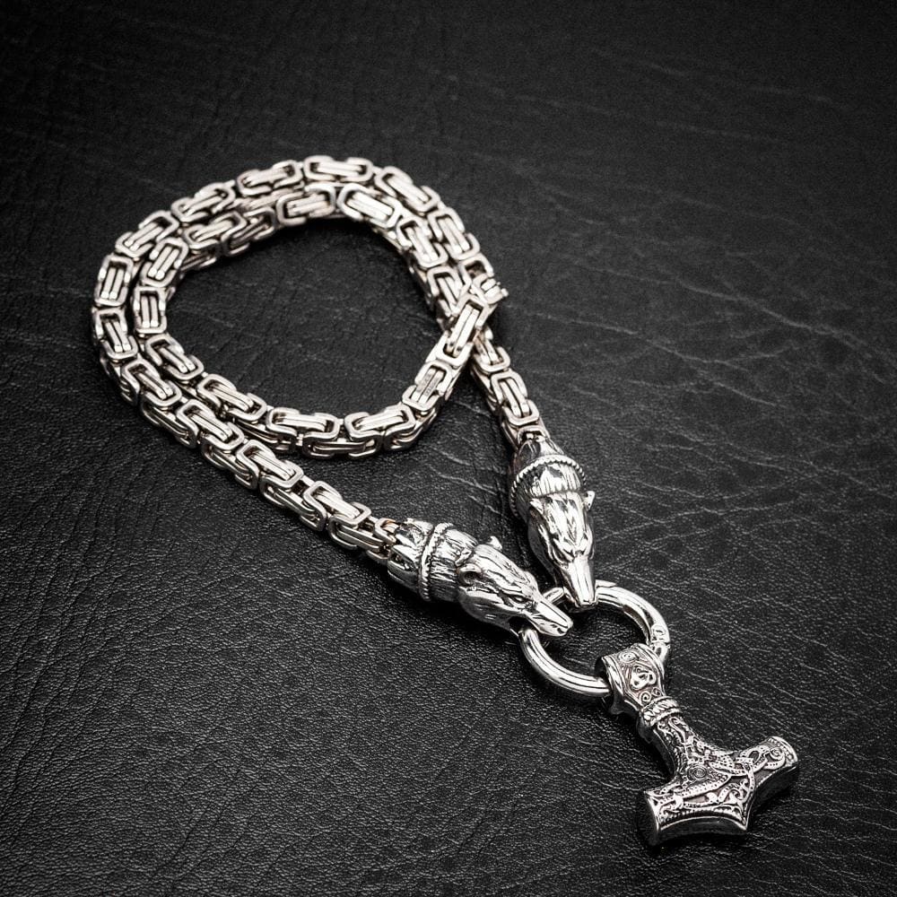 King's Chain Silver Silver Chain Stainless Steel Chain 