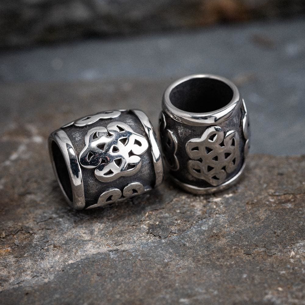 Viking Beard Beads Dagaz Rune Norse Futhark Beard Rings