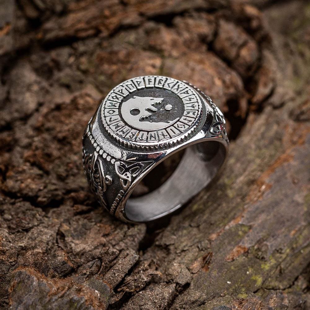 Big Boy AKA Jörmungandr || Viking Beard Bead - Band || 11 mm Inner Diameter || Sterling Silver || Dwarvish / Viking Big Beard Ring