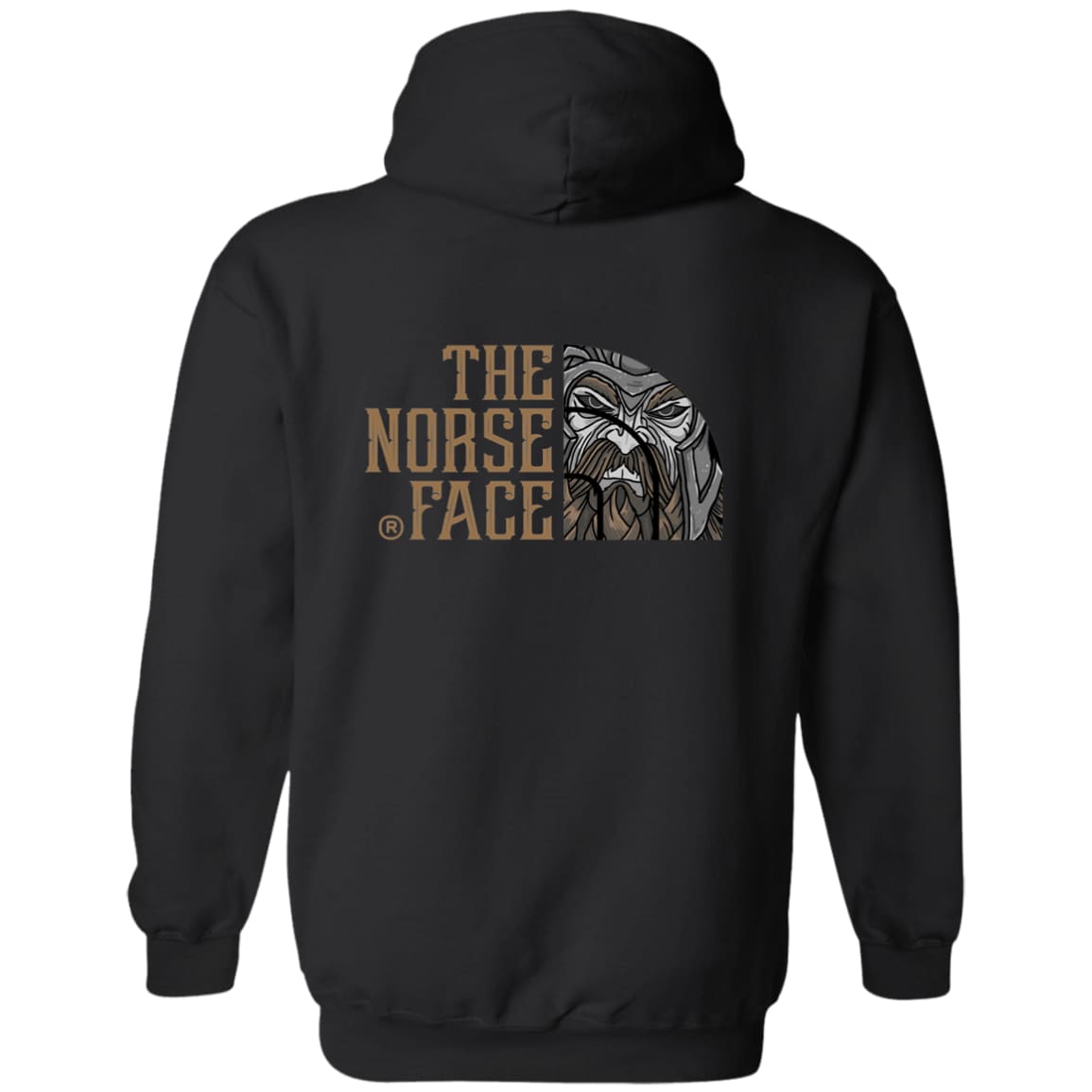 The Norse Face Black Hoodie