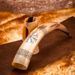 Viking Valkyrie Drinking Horn