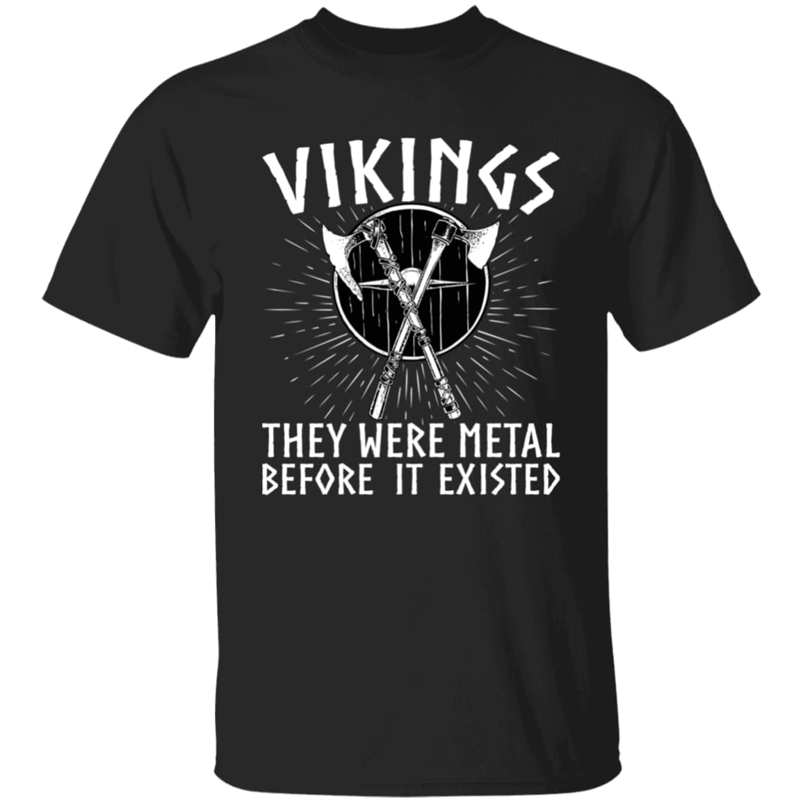 Norse Spirit Vikings They Were Metal White T-Shirt White / 3XL