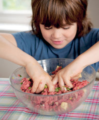 kids in the kitchen burgers