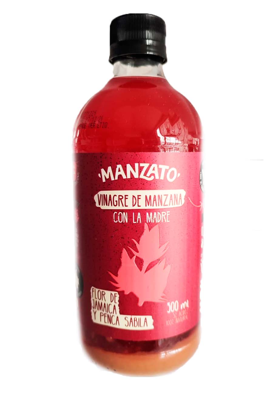 Vinagre 500 ml (MANZATO) Flor de Jamaica – FitMarketBogota