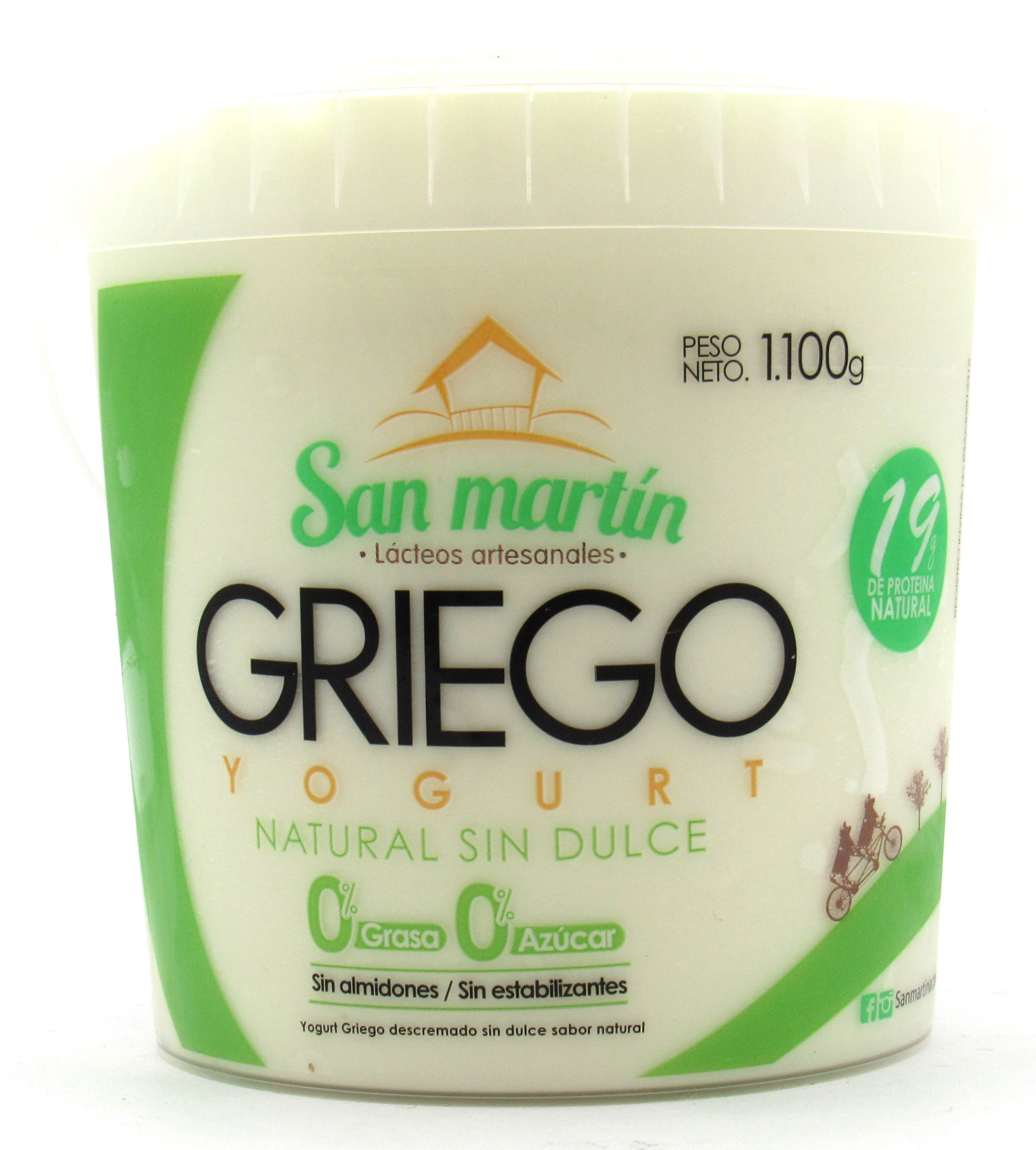 Yogurt Griego Natural sin dulce 1100gr(SAN MARTÍN)