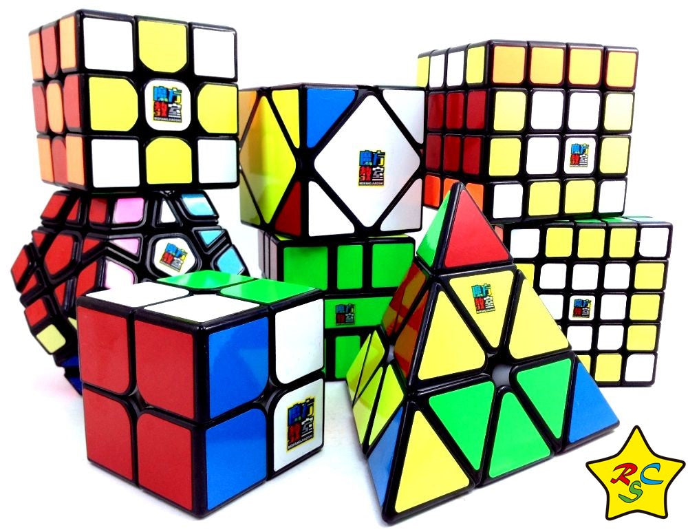 Plastilina Didactica X12 Grandes Colour Fidget + 3 Moldes – Rubik Cube Star