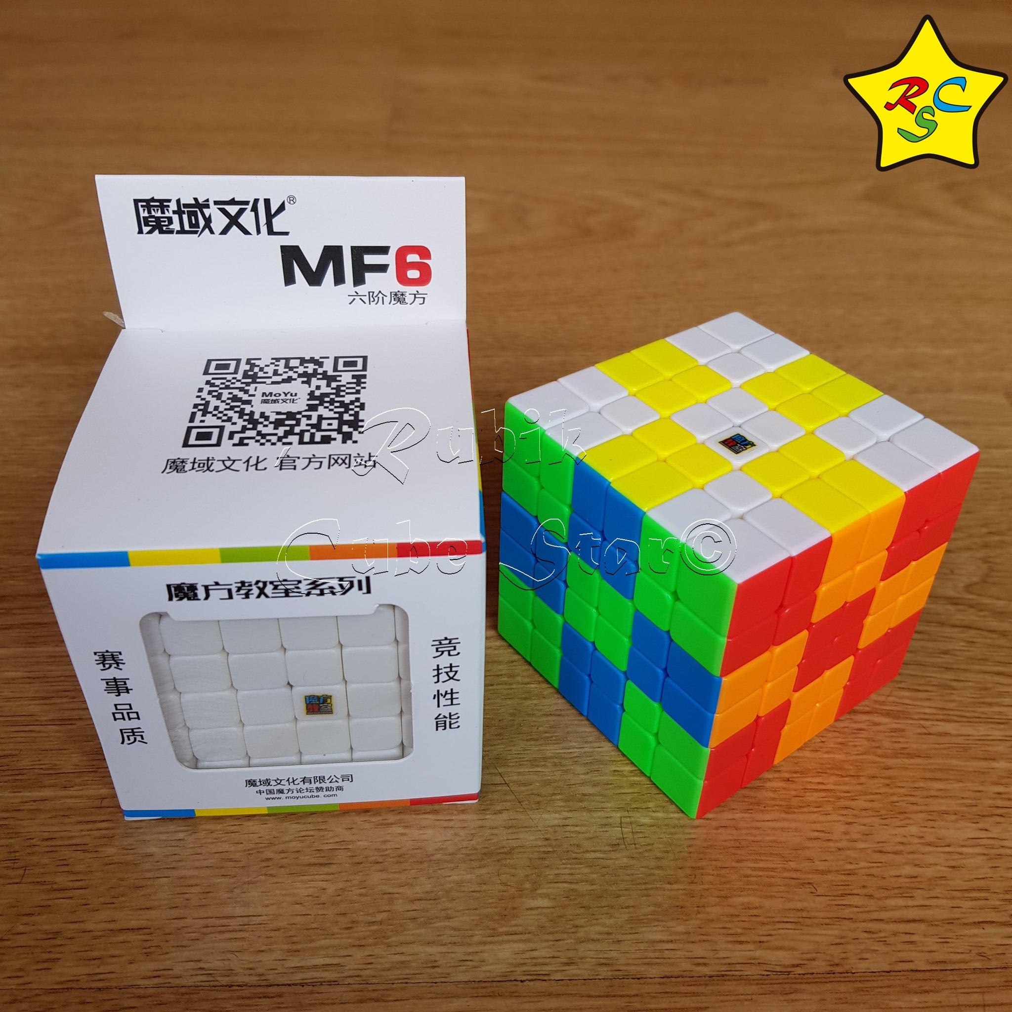 Cubo Rubik 6x6 Mofangjiaoshi Mf6 Speedcube Moyu Velocidad Negro O St