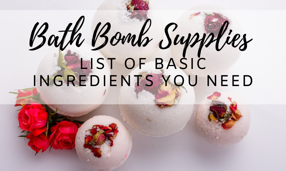 bath bomb supplies