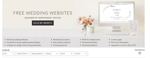 Make a wedding website