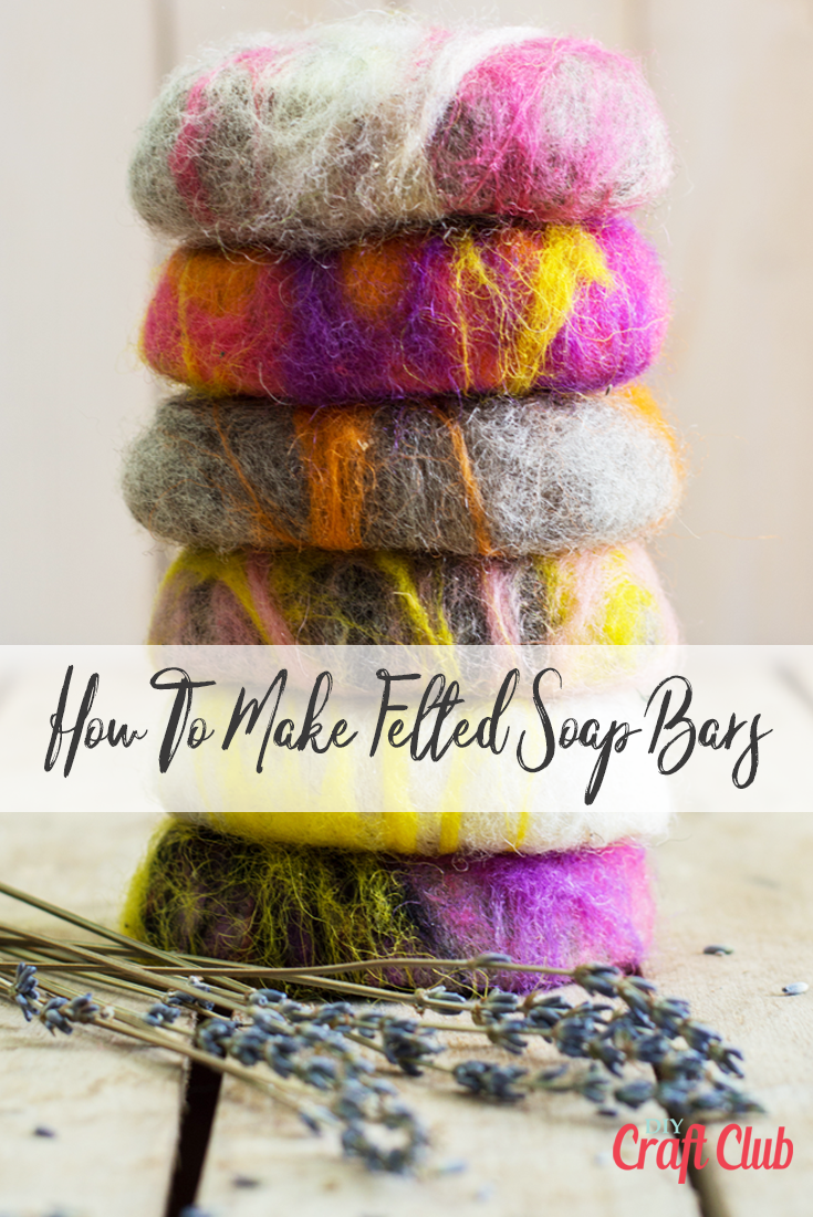 How To Make Felted Soap Bars