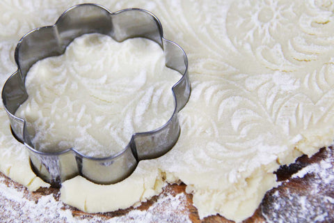 Shortbread Cookie Recipe With Embossed Rollin Pin