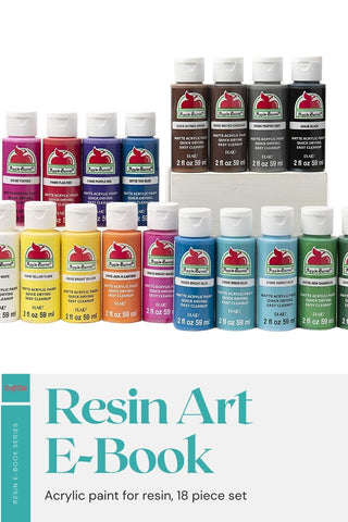 Acrylic paint for resin color